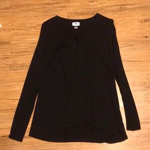 Black long sleeve top! Gently worn!!